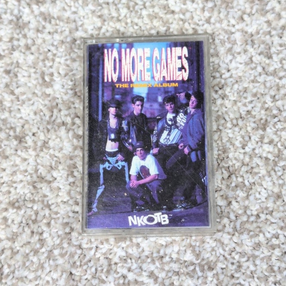 New Kids on the Block No More Games The Remix Album Cassette Tape CT46959